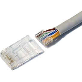 Cablenet 50PK Cat6 RJ45 UTP 50u Crimp Plug Stranded (2 Part)