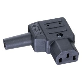Cablenet C13 Right Angle 10Amp Power Connector (Screw)