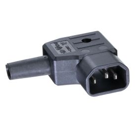 Cablenet C14 Right Angle 10Amp Power Connector (Screw)