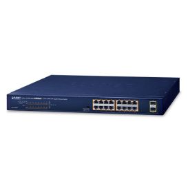 Cablenet 16 Port 10/100/1000T 802.3at PoE+2 Port 1000X SFP Giga Switch
