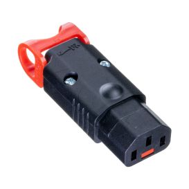 Cablenet C13 10 Amp IEC Lock+ Power LSOH Connector (Screw)