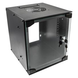 Cablenet 6u 10inch SOHO Wall Mount Cabinet 280W x 310D Black Flat Pack