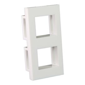 Cablenet 50PK LJ6C Angled Shutter For Keystone Jack Black