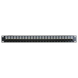 Cablenet 24 Port 1u Unloaded Keystone Patch Panel