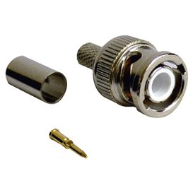 Cablenet 100PK BNC Crimp Plug RG58CU Turned