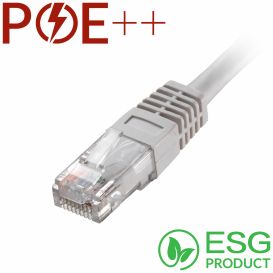 Cablenet 2m Cat6 RJ45 White U/UTP PVC 24AWG Flush Moulded Booted Patch Lead PK 100