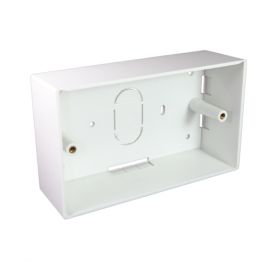 Cablenet 50PK Double Gang PVC Back Box 45mm