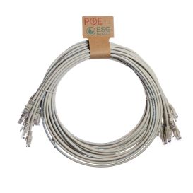 Cablenet 10PK 2M C6 Gy UTP PVC 24AWG FMB