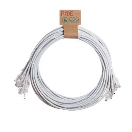 Cablenet CNL 10PK 0.3M C6 Wh UTP PVC 24AWG FMB networking cable U/UTP (UTP)