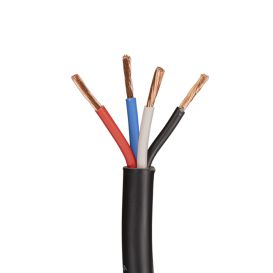 Cablenet 4 Core 2.5mm Professional Grade LSOH CPR Eca Speaker Cable Black 100m Reel audio cable