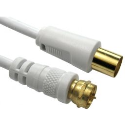 CMS Cables TV to F Connector Cable