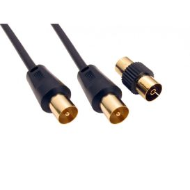 CMS Cables TV Cable with Female Coupler