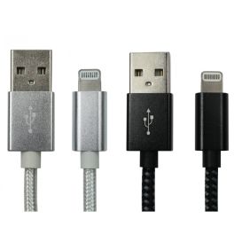 CMS Cables USB2.0 A to Lightning Braided Cable - MFI Certified