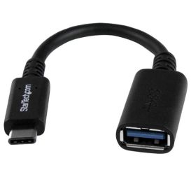 StarTech.com USB31CAADP USB cable 0.15 m USB 3.2 Gen 1 (3.1 Gen 1) USB C USB A Black_Med