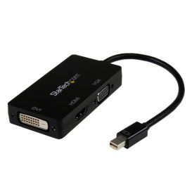 StarTech.com MDP2VGDVHD video cable adapter 0.15 m DVI-D + VGA (D-Sub) + HDMI Black_Med