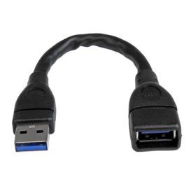 StarTech.com USB3EXT6INBK USB cable 0.152 m USB 3.2 Gen 1 (3.1 Gen 1) USB A_Med