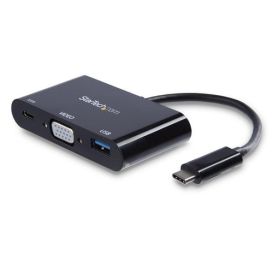 StarTech.com CDP2VGAUACP notebook dock/port replicator Wired USB 3.2 Gen 1 (3.1 Gen 1) Type-C Black_Med