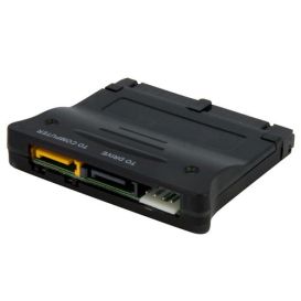 StarTech.com PATA2SATA3 cable gender changer 2 x SATA Data 7 pin M/1 x IDE 40 pin F SP4 M Black_Med