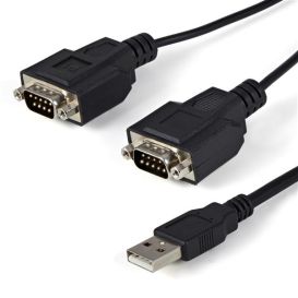 StarTech.com ICUSB2322F serial cable Black 2.1 m USB 2.0 A DB9_Med