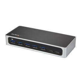 StarTech.com HB30C5A2CSC interface hub USB 3.2 Gen 1 (3.1 Gen 1) Type-B 5000 Mbit/s Black, Silver_Med