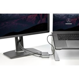 StarTech.com TB3DKM2HDL notebook dock/port replicator Wired Grey_Med