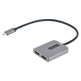 StarTech.com MST14CD122HD USB graphics adapter 3840 x 2160 pixels Black, Grey_Med