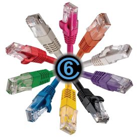Cat6 RJ45 U/UTP 24AWG Network Patch Leads
