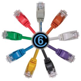 Cat6 RJ45 U/UTP 30AWG Patch Leads - SLIMLINE